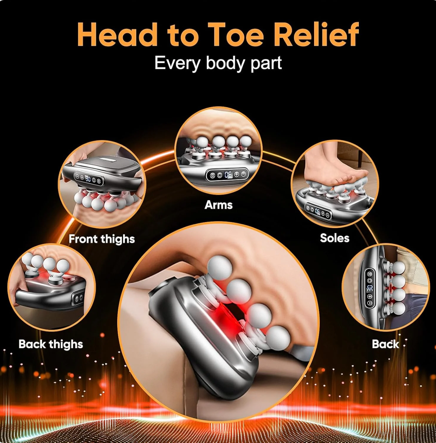 Multi-Head Massager